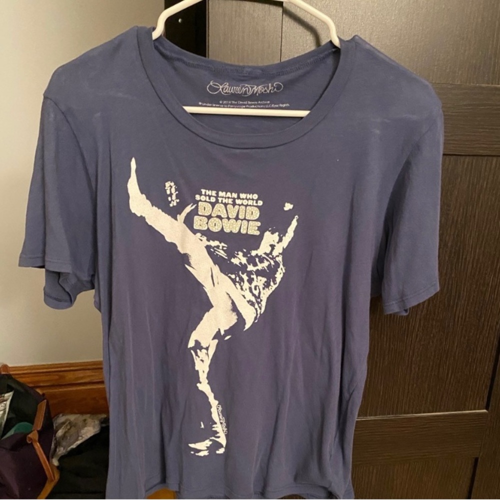 IN SEARXH OF LAUREN MOSHI  David Bowie  T shirt